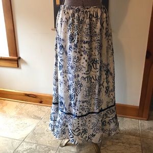 Batik Hippie Maxi Skirt, EUC.